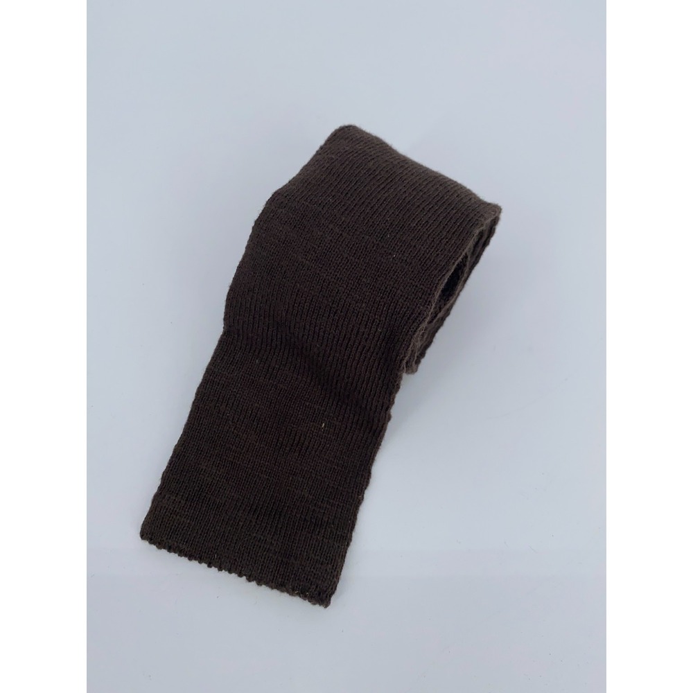 Eton Tie Mens Skinny Slim Brown Knitted Cotton Professional Necktie One Size